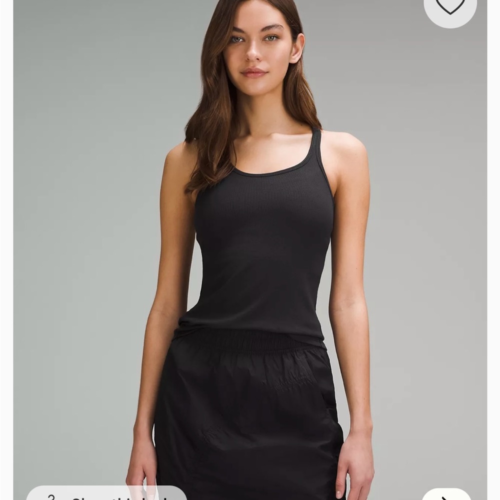 NWT Lululemon Athletica Black Racerback Tank - Picture 2 of 6